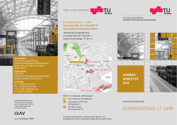 DONNERSTAG 17 UHR