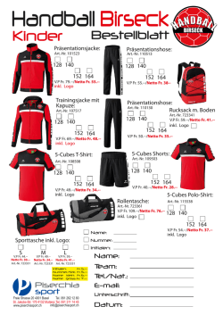Handball Birseck Bestellblatt 2015 Kinder.cdr