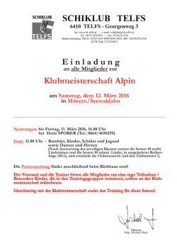 Einladung