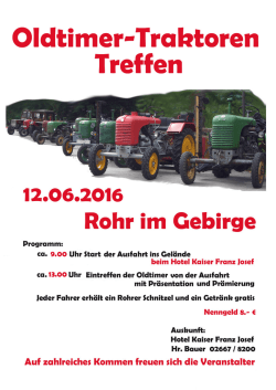 Info - Gemeinde Rohr im Gebirge