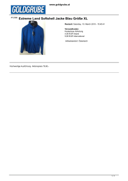 12086 Extreme Land Softshell Jacke Blau Größe XL