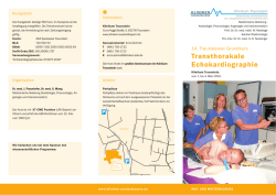 Transthorakale Echokardiographie