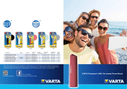 VARTA Powerpack 2.600: Der smarte Power