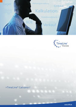 TimeLine Galvano - TimeLine Financials