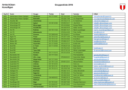 Gruppenliste Amtscup 2016 Feld A