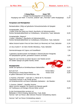 Hummer, Austern & Co. - Restaurant Nobel