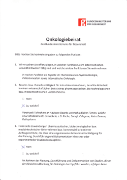Hellmut Samonigg (PDF 713 KB) - Bundesministerium für Gesundheit