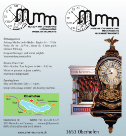 - Museum für Uhren und mechanische Musikinstrumente