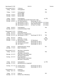 Schachkalender 2015-16.6 - Naumburger SV 1951 eV Schach