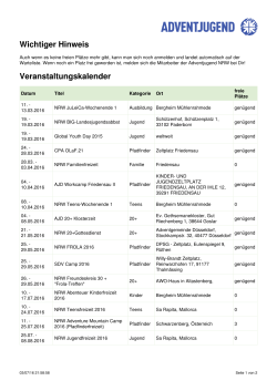 Veranstaltungskalender als PDF