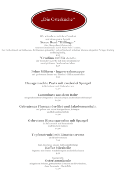 Jetzt informieren - Herzbergs Restaurant
