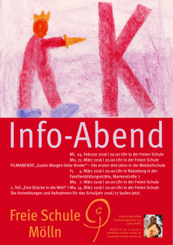 Info - Freie Schule M&ouml;lln