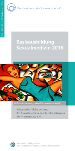 Programm als pdf - FBA Frauenärztliche BundesAkademie GmbH