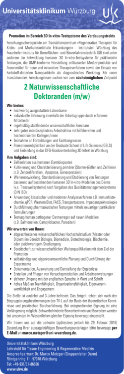 Infos - Universit&auml;tsklinikum W&uuml;rzburg