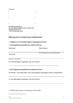 Industrie- und Handelskammer zu Neubrandenburg