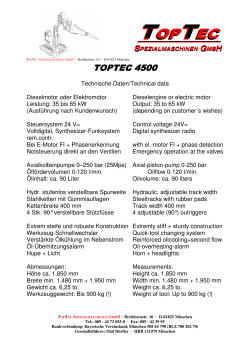 toptec toptec - TopTec Spezialmaschinen GmbH