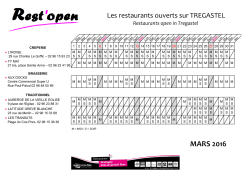 Rest`open de Trégastel pdf - Bretagne Côte de granit rose