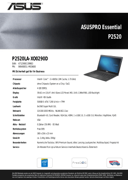 ASUSPRO Essential P2520