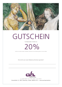 Gutschein - Evas Haarstudio