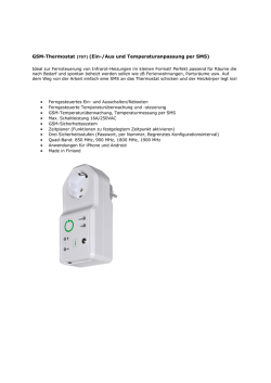 GSM-Thermostat [707] (Ein-/Aus und - Sommer-Shop