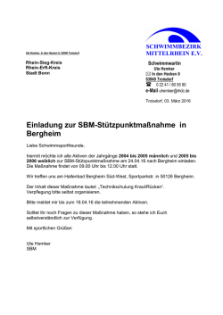 Infos hier im PDF - Schwimmverein SG Rhein-Erft-K&ouml;ln