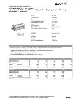 Kompaktzylinder ISO 21287, Serie CCI