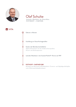 Olaf Schulte - potthoff + partner