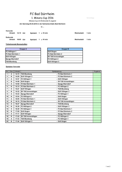 Jugend - FC Bad D&uuml;rrheim