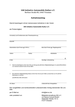 IAK Initiative Automobile Kultur eV - Mercedes-Benz Oldtimer