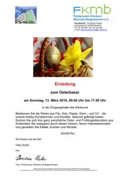Plakat in PDF - F&ouml;rderverein f&uuml;r das Klinikum Bogenhausen eV