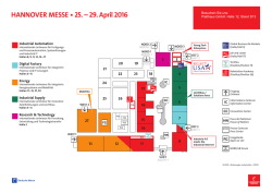 HANNOVER MESSE 25. &ndash; 29. April 2016