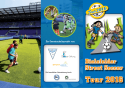 Tour 2016 - Bielefelder Street Soccer Tour