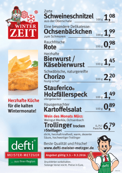 Herzhafte K&uuml;che f&uuml;r die kalten Wintermonate!