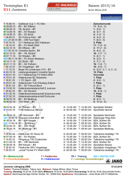 Terminplan als PDF