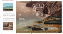 Faltblatt Natur als Kunst