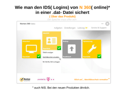 in einer .dat- Datei sichert
