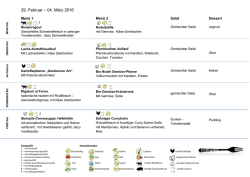 29. Februar – 04. März 2016
