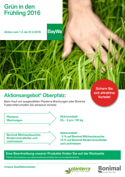 Gr&uuml;n in den Fr&uuml;hling 2016
