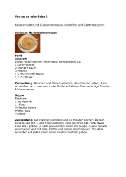 Rezept Fo. 5 von und zu lecker - Kasselerbraten