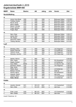 Ergebnisse MW + AK - stern