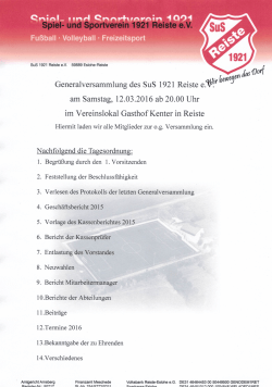 hier - SuS Reiste
