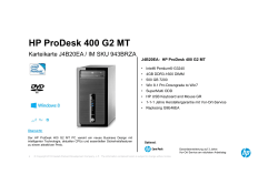 HP ProDesk 400 G2 MT