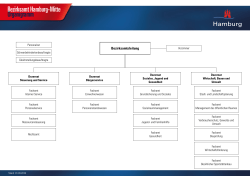 Organigramm des Bezirksamtes Hamburg