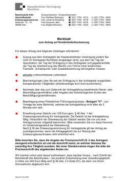 PDF, 35 KB - Kassenärztliche Vereinigung Nordrhein