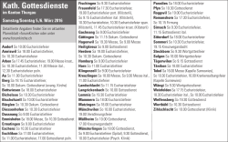 Gottesdienstplan