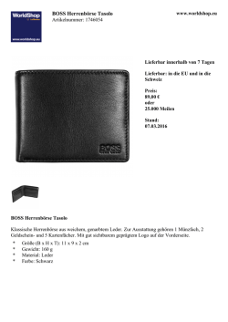 BOSS Herrenbörse Tasolo
