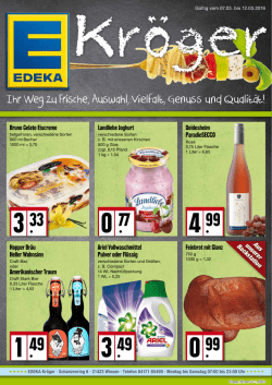 Ihr Weg zu Frische, Auswahl, Vielfalt, Genuss und Qualit&auml;t!