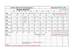 Andert- Oberschule Vertretungsplan Abwesend: Phi, Pro, Züc