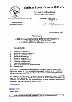 Einladung
