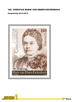100. todestag marie von ebner-eschenbach